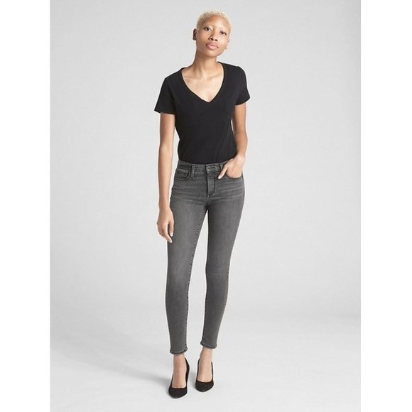 NWT 1969 Gap True Skinny Super High Rise Sculpt jeans 33 / 16 Reg - Picture 2 of 15